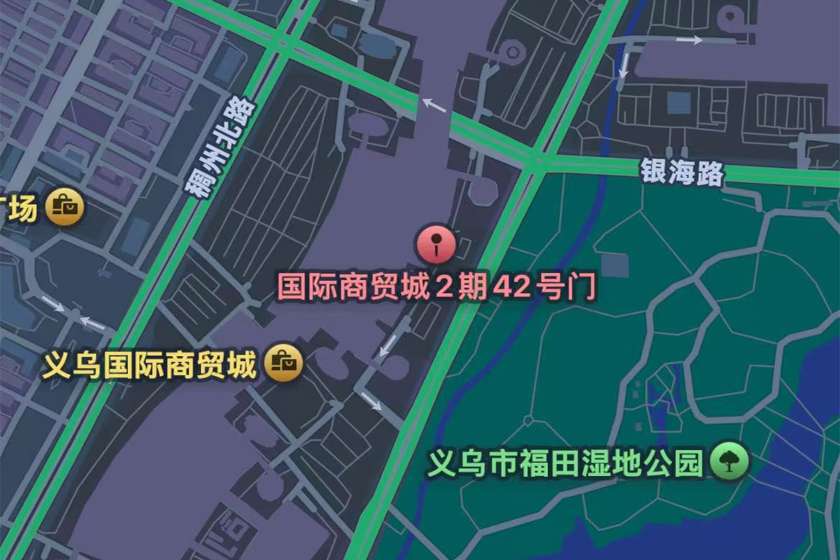 义乌瑞高国际货运公司位置地图